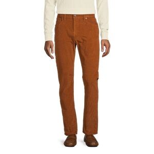 Murano Alex Slim Fit Corduroy Pants Men's Size 36 X 32 Butterscotch